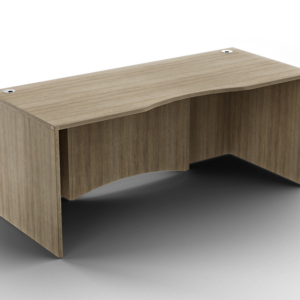 Ryker 30x71 Curved Desk Shell Laminate Modesty